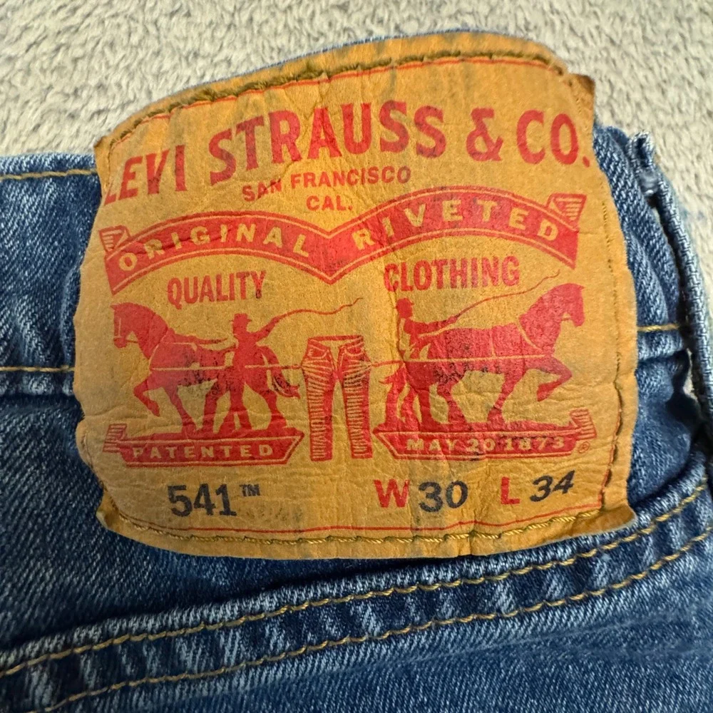 Levi's 541 Denim Jeans Men's Size‎ W32xL32 Blue Athletic Taper